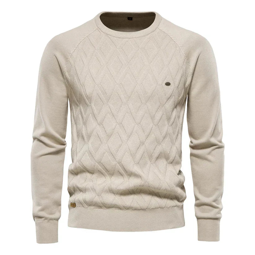 Pull Homme Hiver Tricot Élégant et Confortable