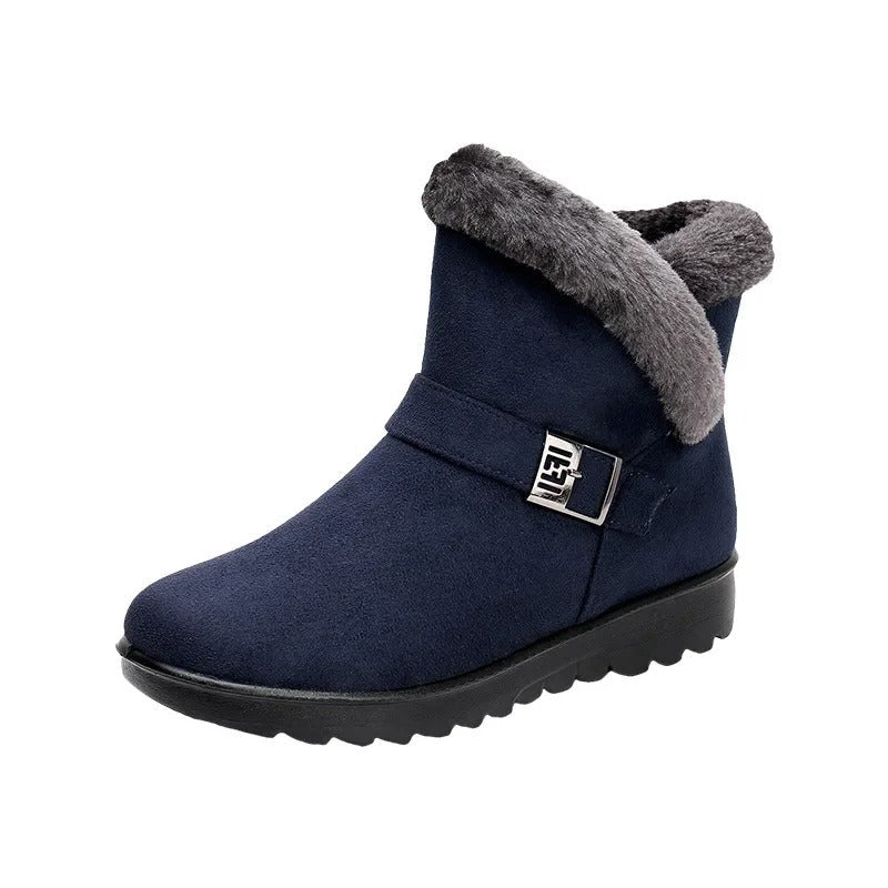Bottes Hiver Chic à Talon Élégant