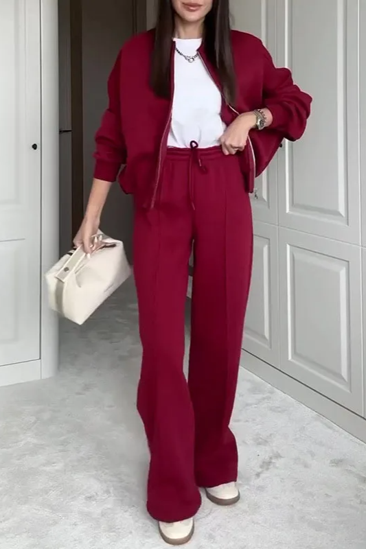 Ensemble Confortable Pantalon Élastique pour Femme
