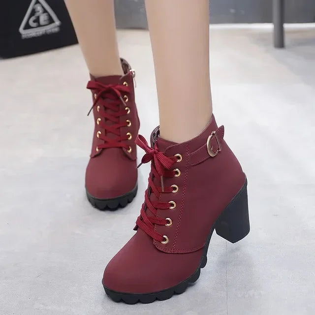 Bottines Chic et Confortables à Lacets