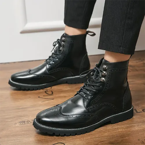 Bottes Lacets Classiques Élégantes