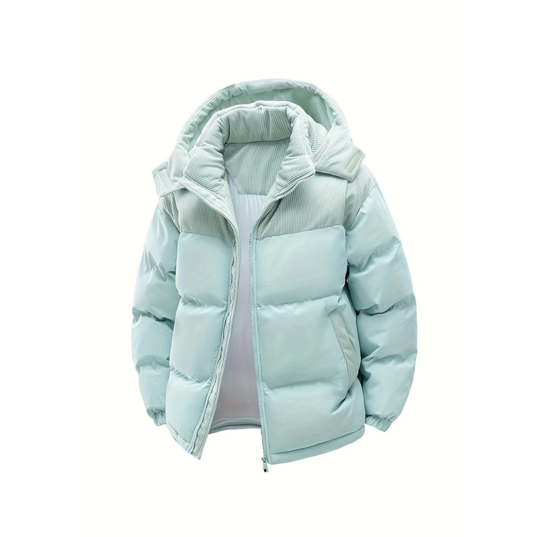 Veste d'hiver chaude pour homme à capuche