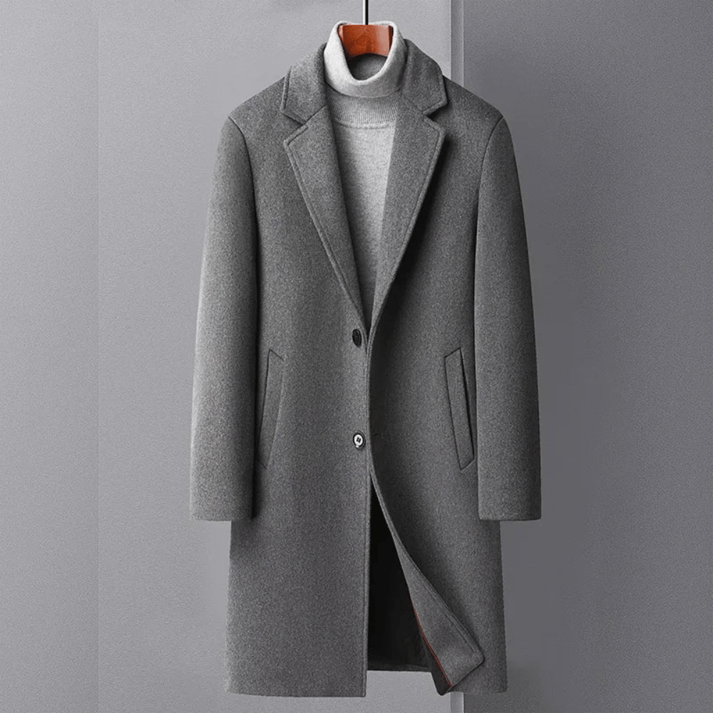 Manteau Hiver Homme À Boutons Long
