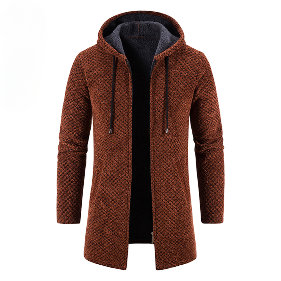Cardigan Élégant à Capuche Détente