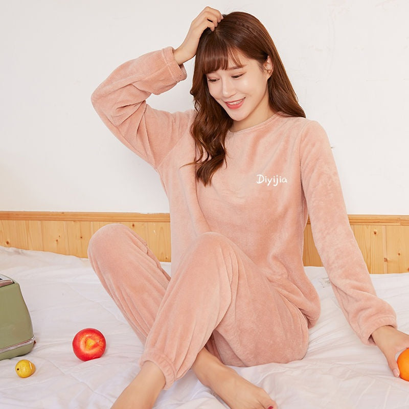 Pyjama Femme Confort Hiver avec Pantalon Douillet