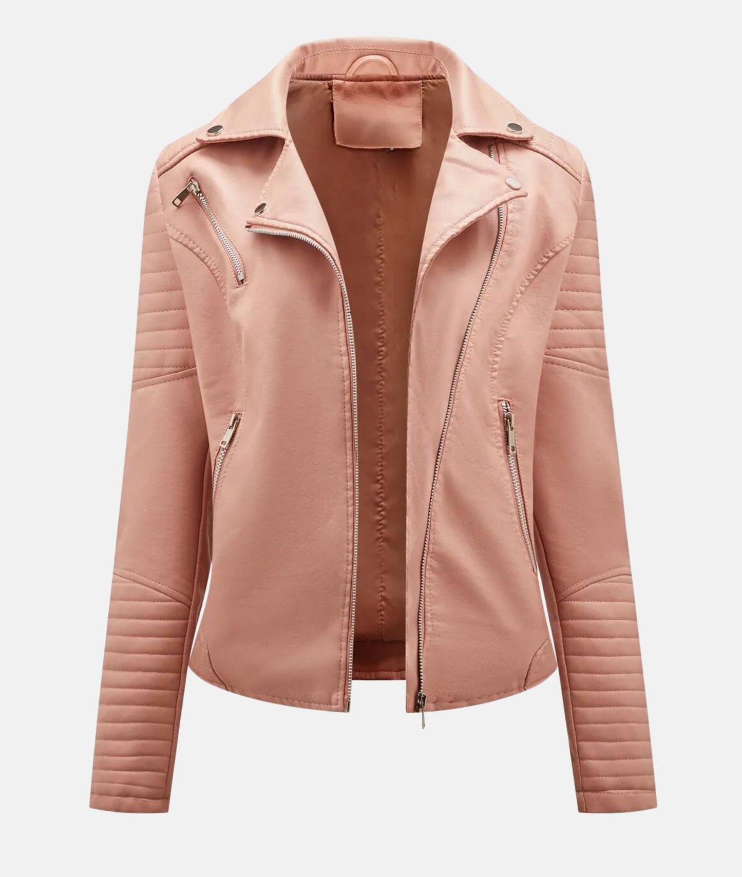 Isabelle™ – Veste en Cuir Femme Élégante avec Coupe Ajustée Chic
