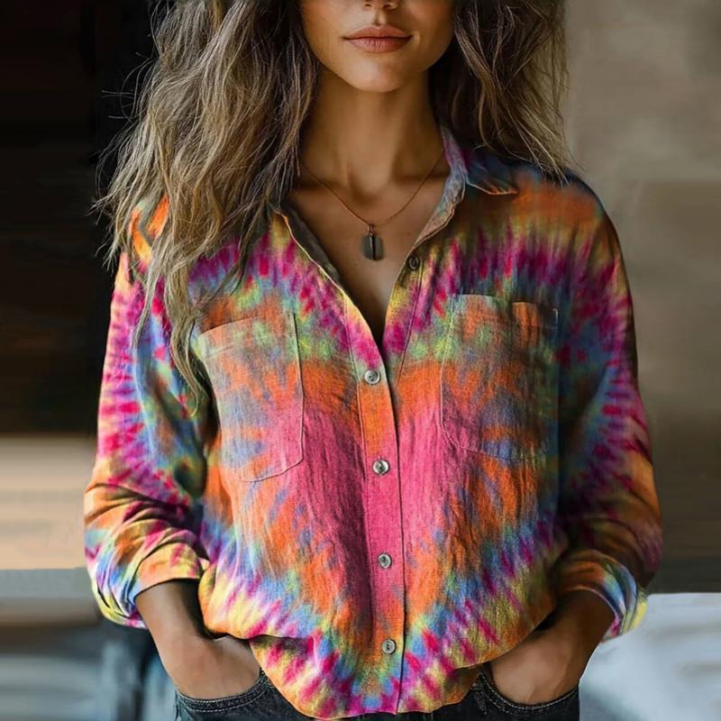 Blouse Féminine Élégante – Robe Chemisier Florale Décontractée - LuxeStyle