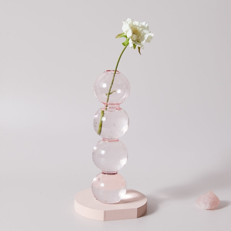 Bougeoirs et vases en verre artisanal luxueux