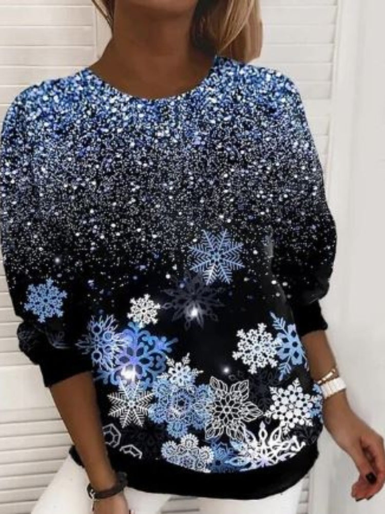 Sweat Chic Manches Longues Imprimé