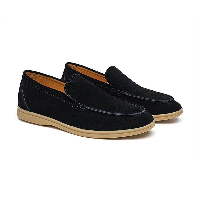 Mocassins cuir brun classiques pour homme