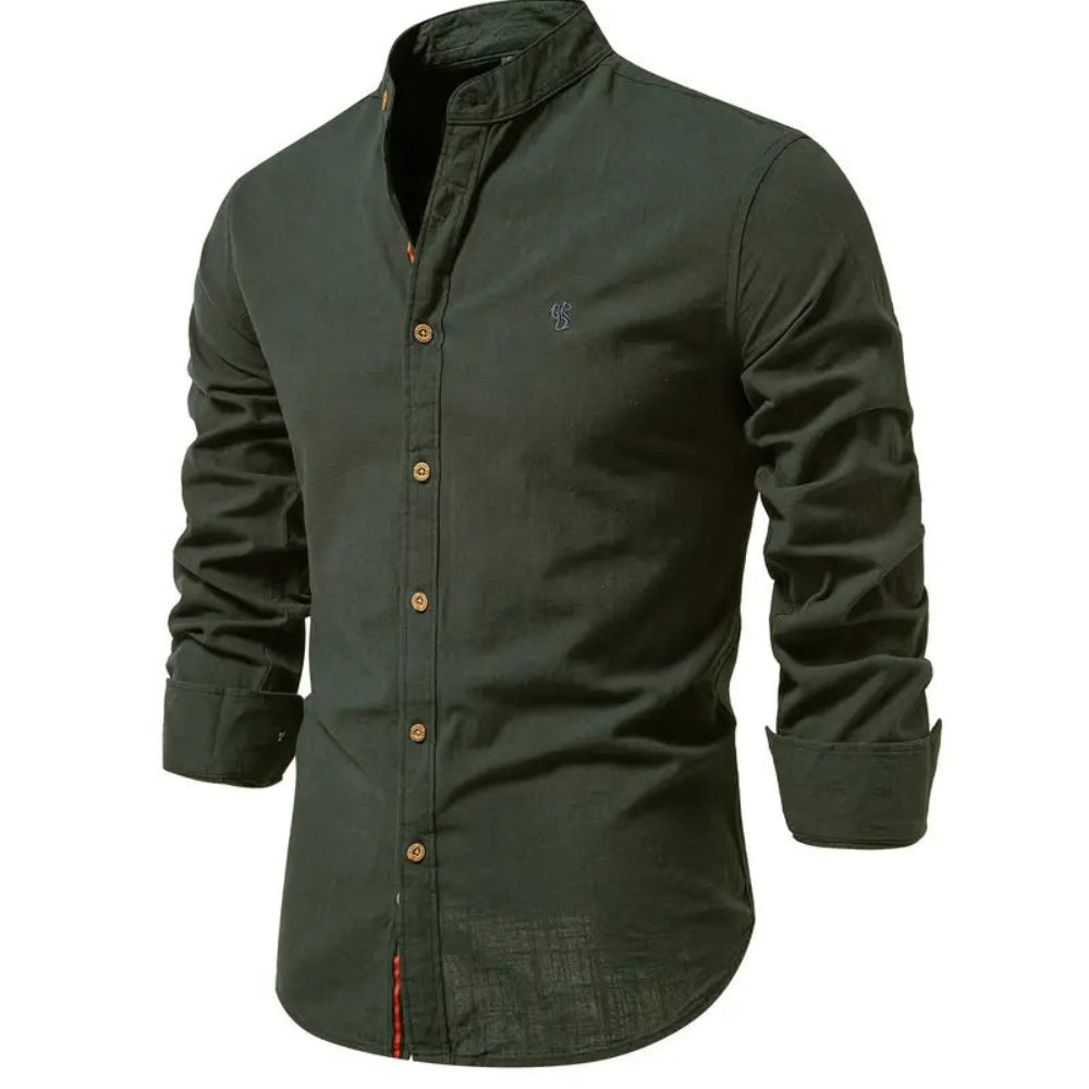 Chemise Relaxe à Manches Longues pour Homme