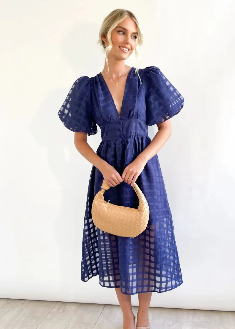 Robe Femme Élégante à Carreaux Colorés