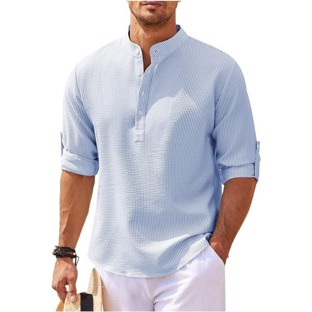 Chemise Homme Relaxe Élégante | Style Détendu
