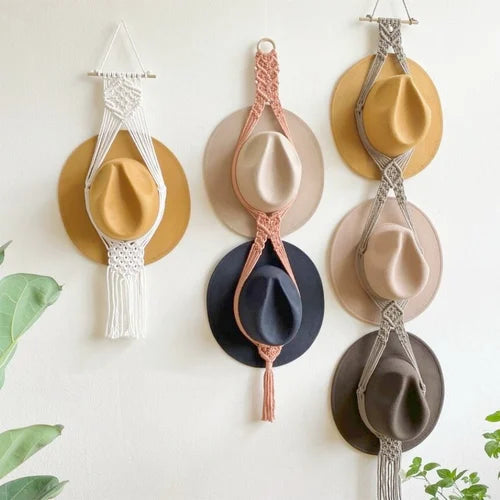 Support Mural Déco avec Crochets Champêtres - LuxeStyle