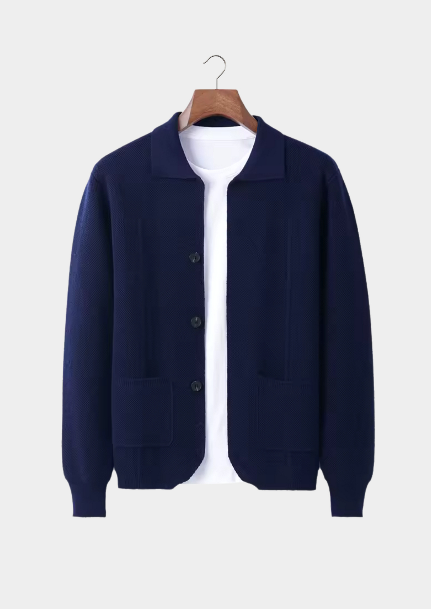 Veste hivernale en laine épaisse pour homme