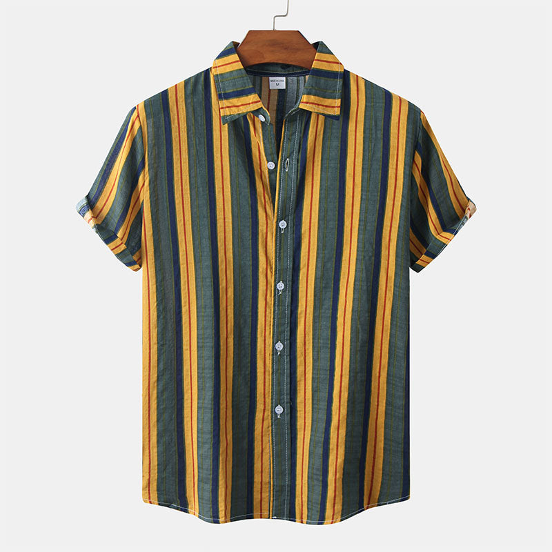 Chemise Homme Manche Courte Décontractée - luxestyle