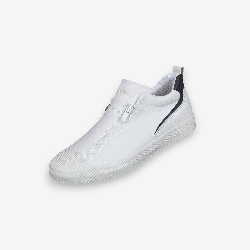 Chaussures Décontractées à Semelle Plate et Bout Arrondi