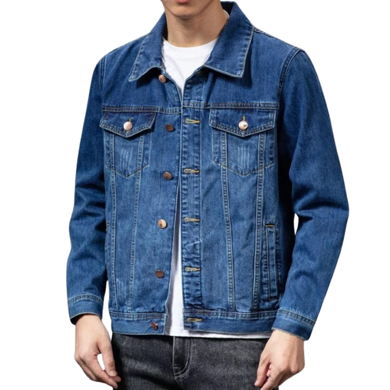 Veste Hiver Élégante à Poches Boutonnées - LuxeStyle