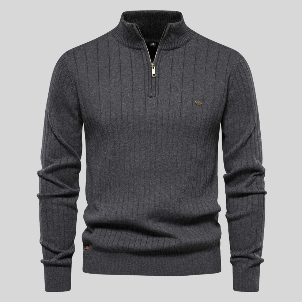 Giorgio™ – Pull Homme Côtelé Doux et Élégant pour Confort Hivernal