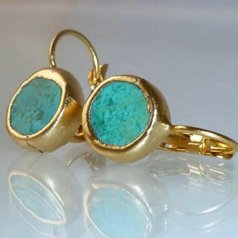 Boucles d'oreilles Chic Pierres Rondes - LuxeStyle