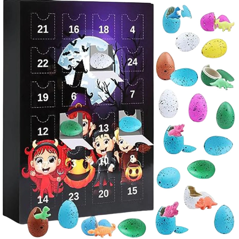 Calendrier d'Halloween Magique 24 Jours avec Pierres et Cadeaux Étonnants
