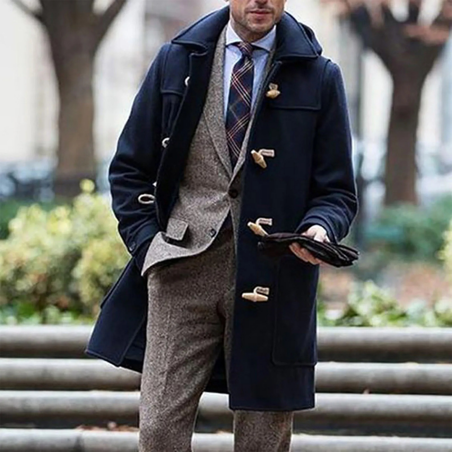 Manteau Hiver Homme Capuche avec Fermeture Éclair - LuxeStyle