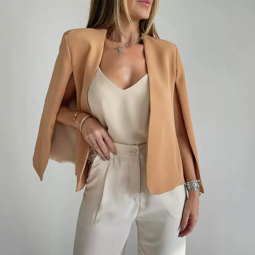 Veste Élégante pour Femme avec Écharpe Assortie - LuxeStyle