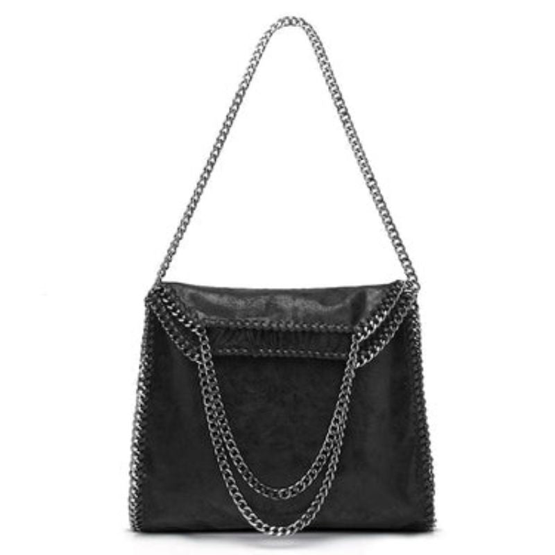 Sac à Main Cuir Mini avec Chaîne Élégante - LuxeStyle