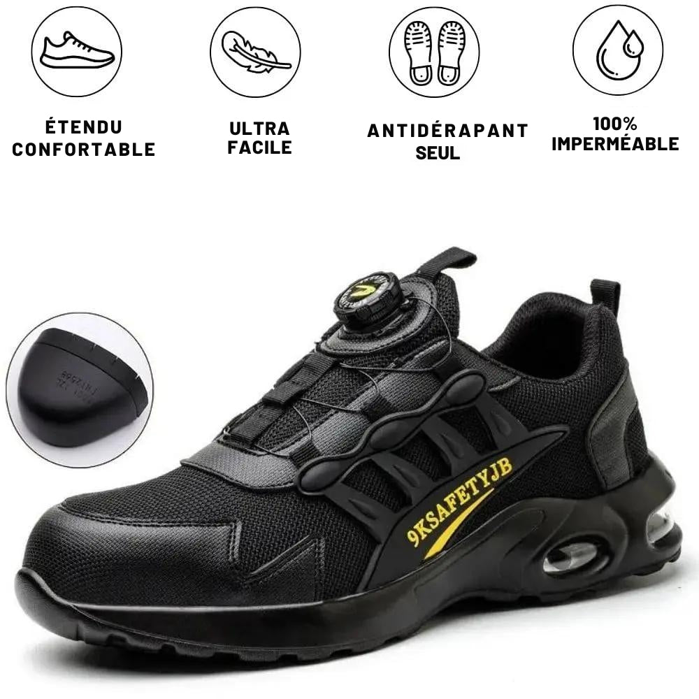 Chaussures De Travail Robustes Pour Hommes - LuxeStyle