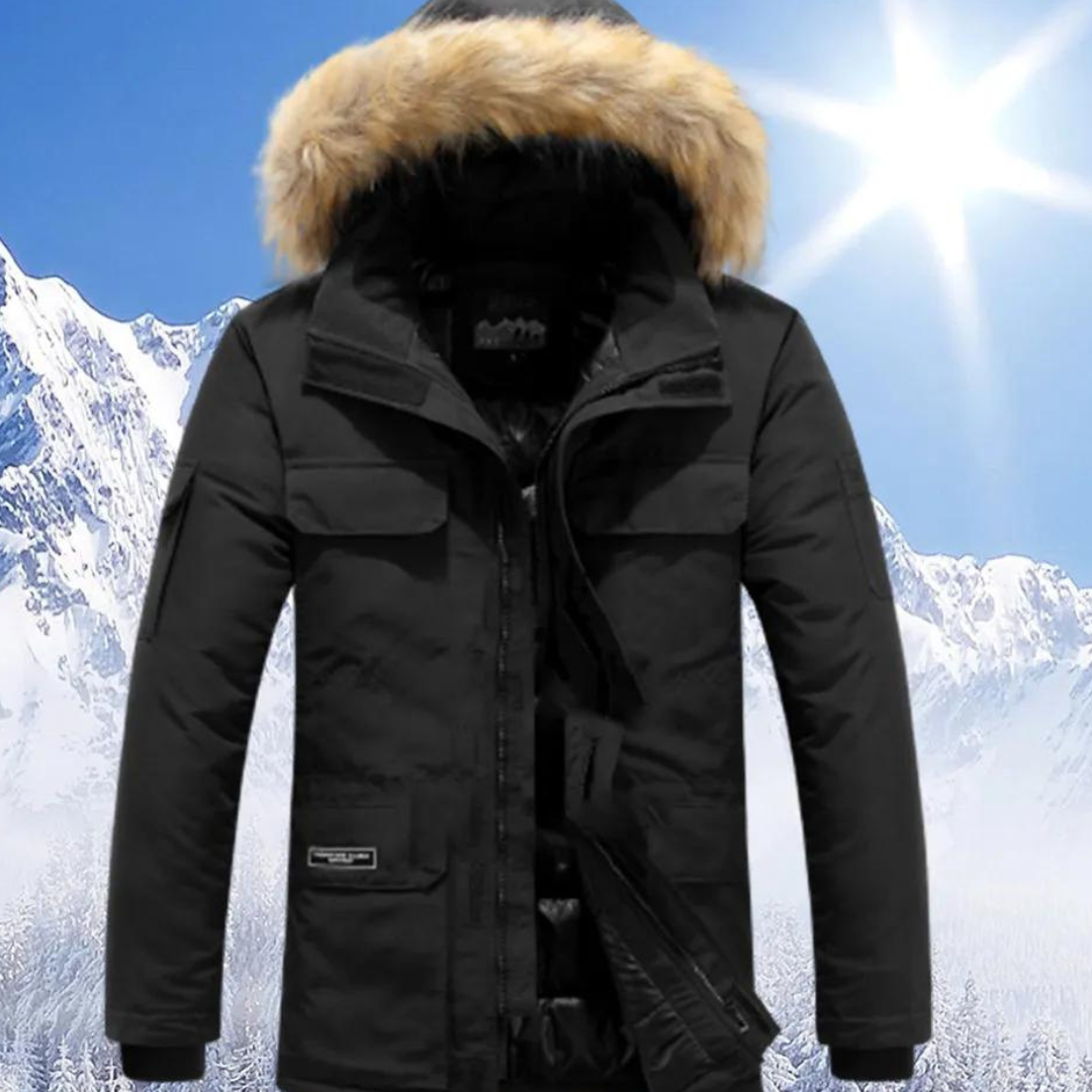 Doudoune Hiver Homme avec Capuche Réversible