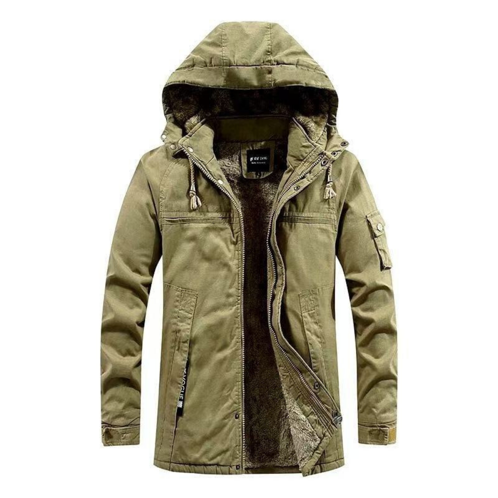 Veste en duvet homme vert militaire