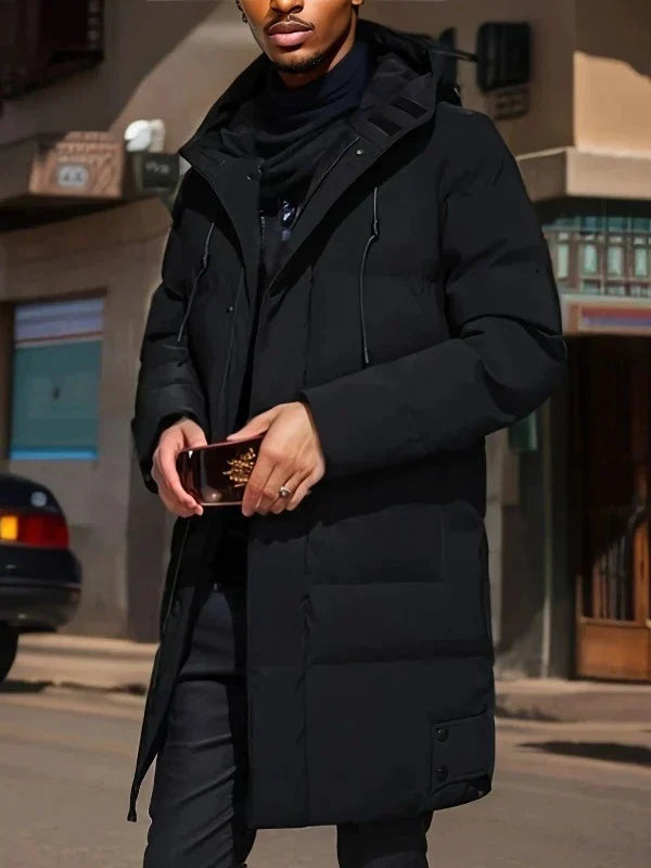 Doudoune Hiver Homme avec Capuche et Poches