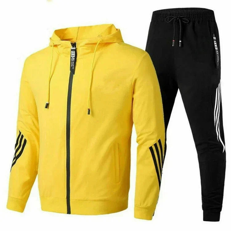 Survêtement Homme Sportif avec Capuche - Doux, Élégant & Polyvalent
