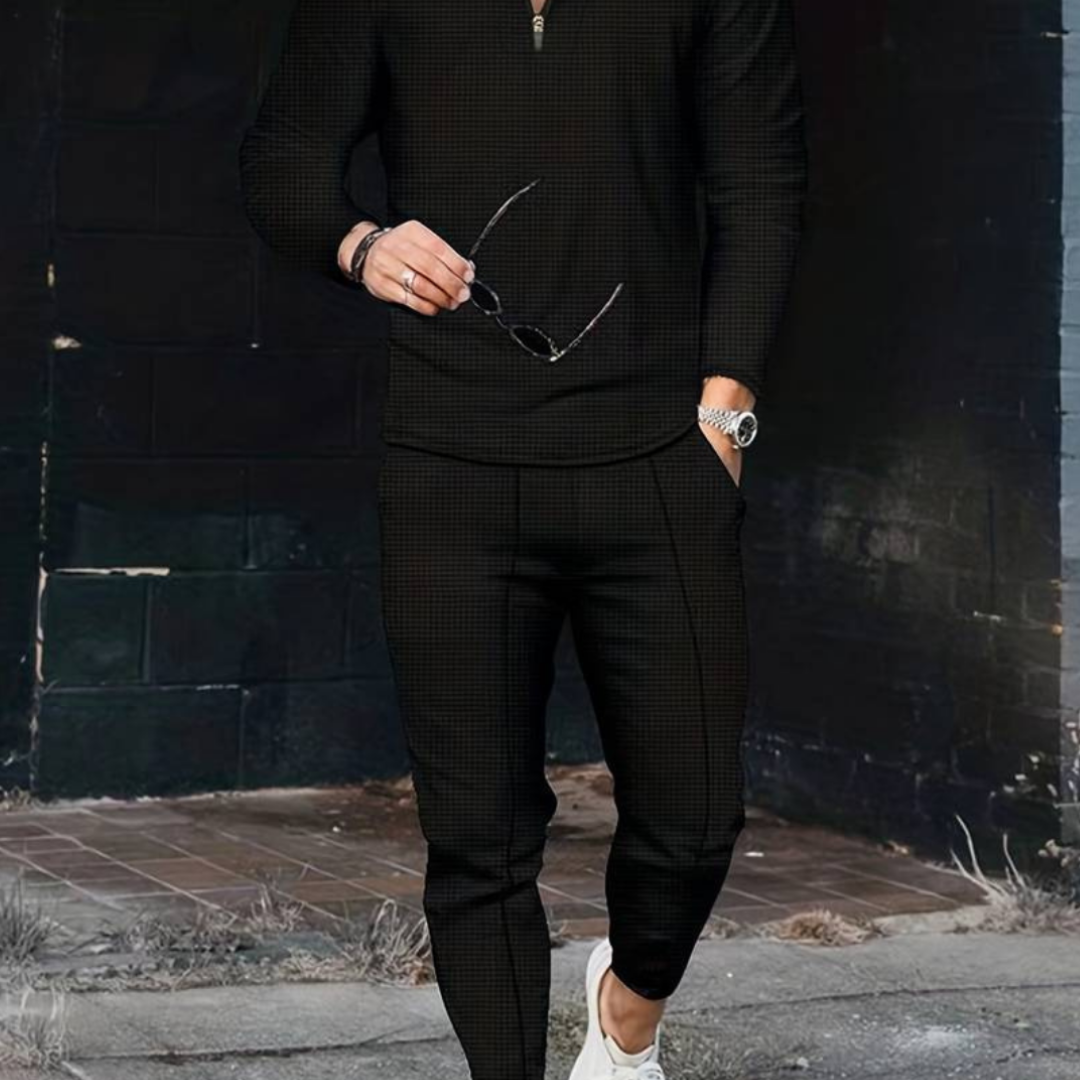 Tenue Décontractée Homme Veste et Pantalon Relax