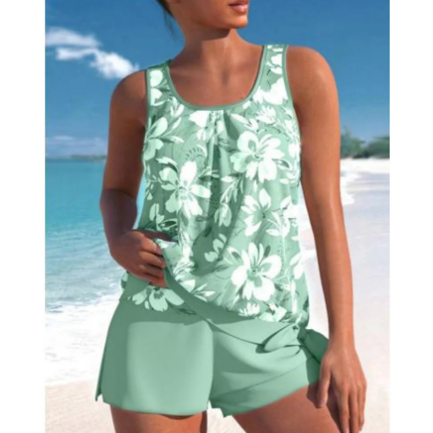 Maillot de Bain Femmes Floral Décontracté