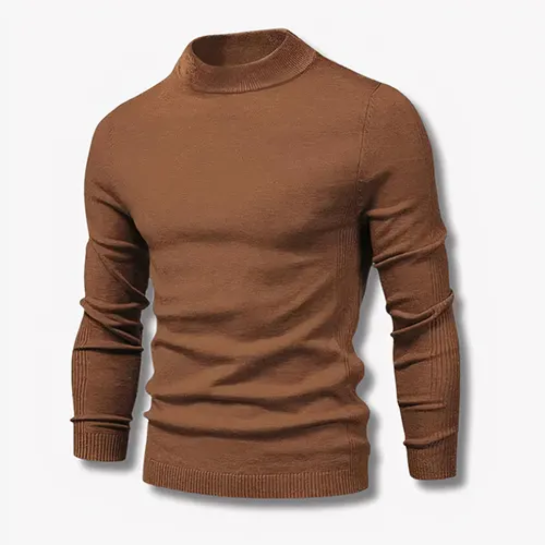 Pull Col Enroulé Douillet Homme