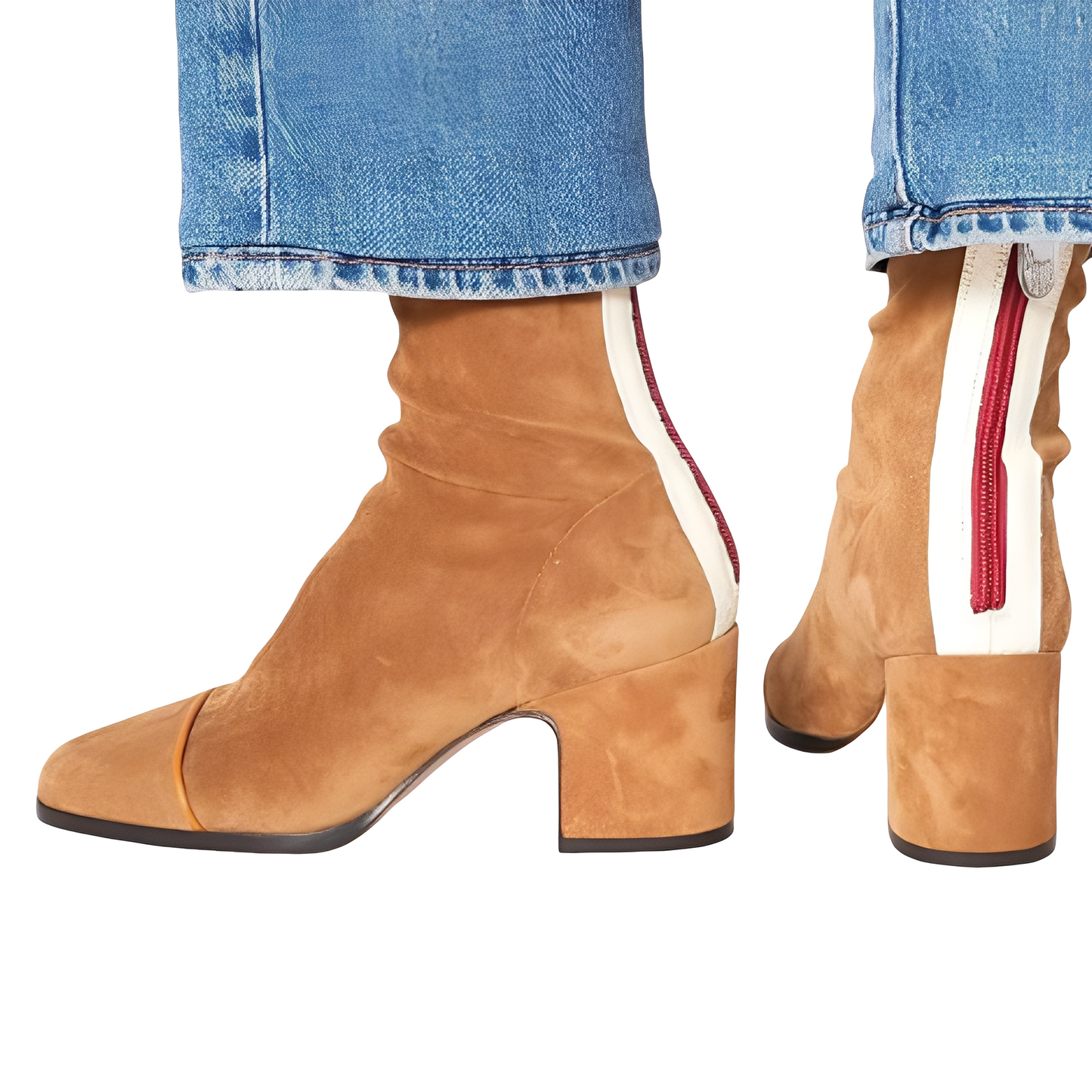 Bottines Femmes à Talon Plat Comfort