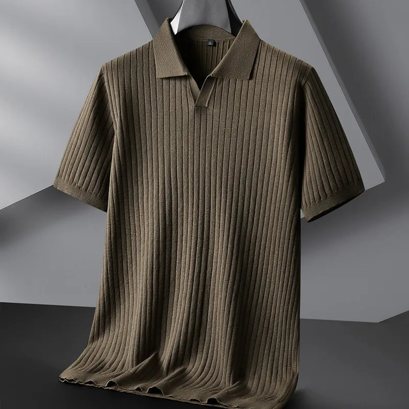 Chemise Polo Élégante Homme Manche Courte