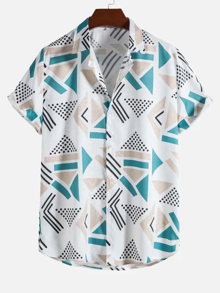 Chemise Graphique Formes Géométriques