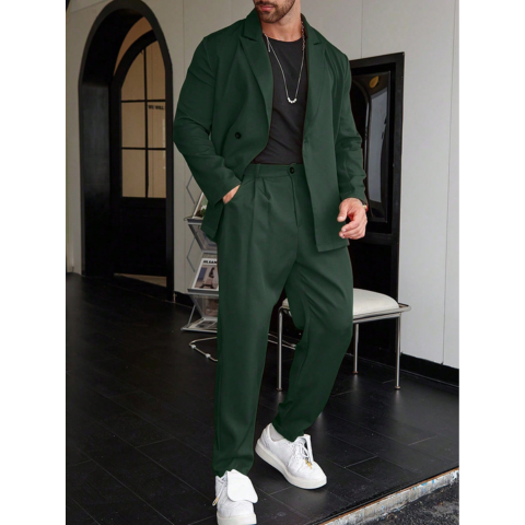 Costume Homme Élégant Taille Slim | Ensemble Classique Deux Pièces