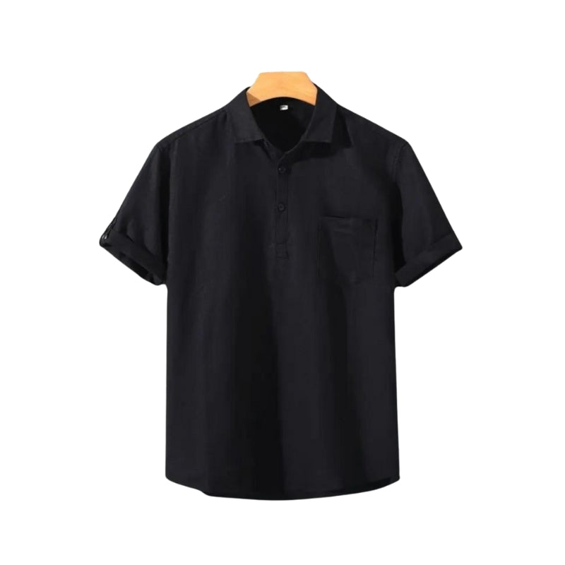Chemise Été Homme avec Poche Pectorale