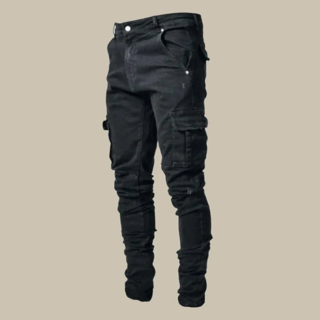 Jeans homme élastique confort confortable