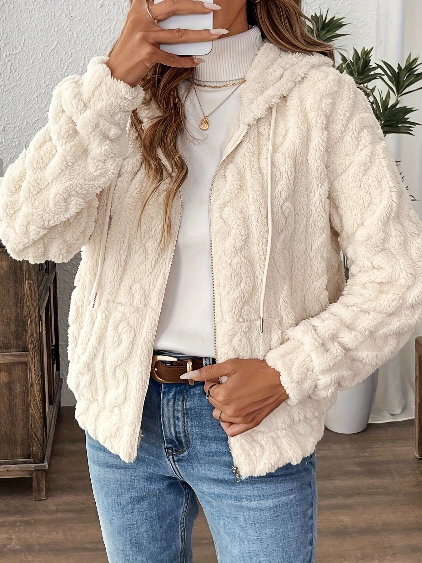 Veste Femme Hiver – Parka Capuche Polaire Douillette - LuxeStyle