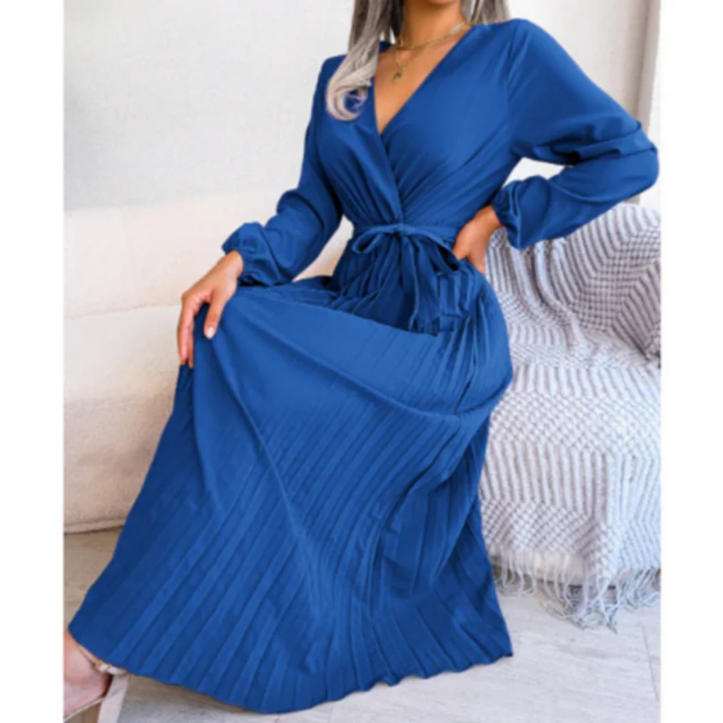 Robe Femme Élégante Mi-Longue