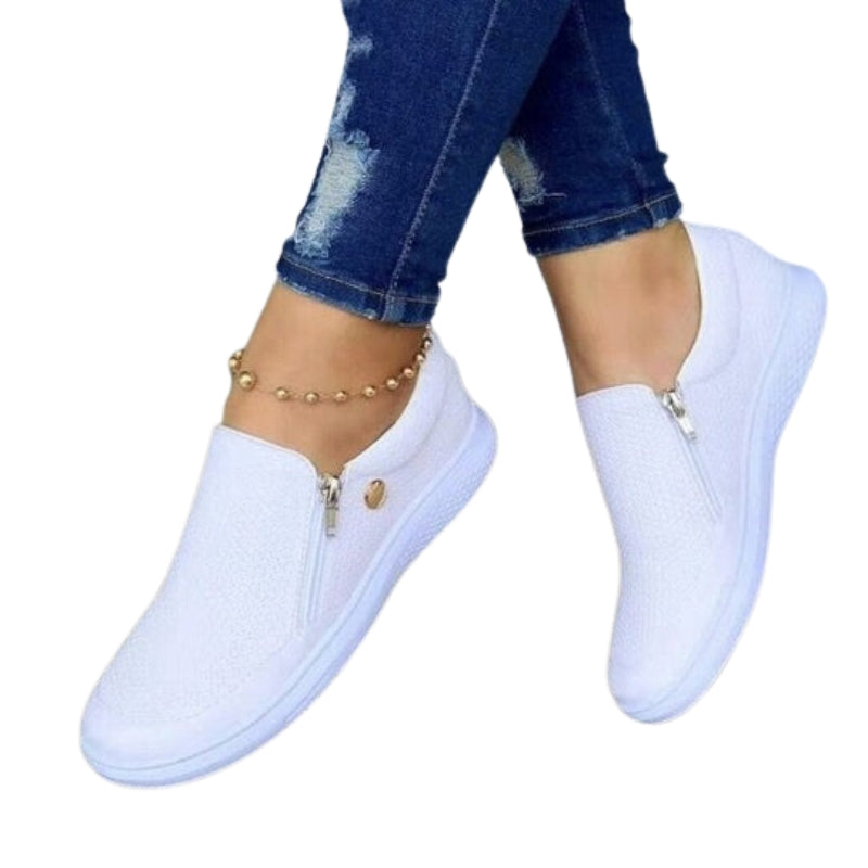 Aenne – Chaussures décontractées à bout arrondi et semelle fine