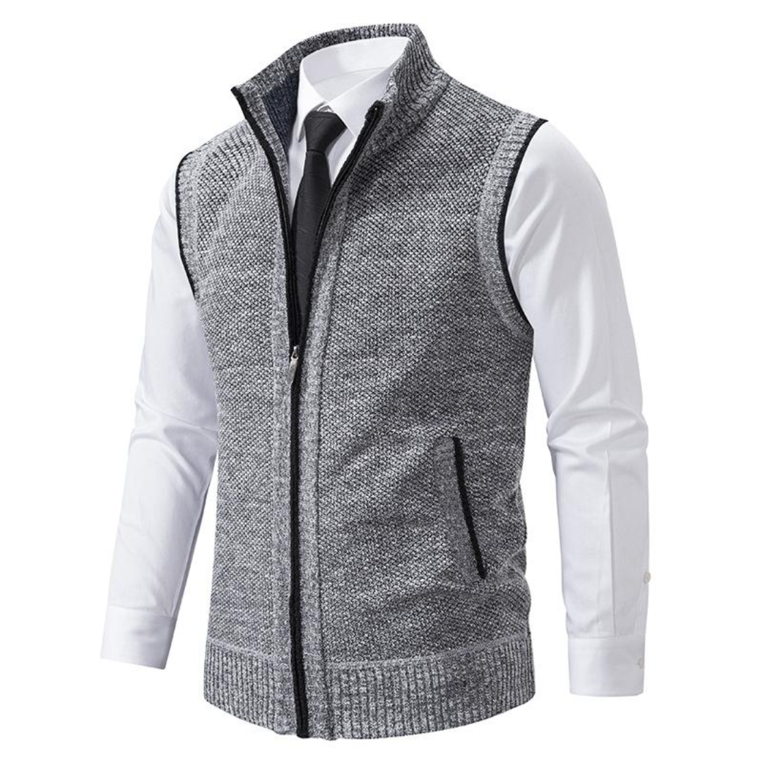 Gilet Homme Zippé Sans Manches