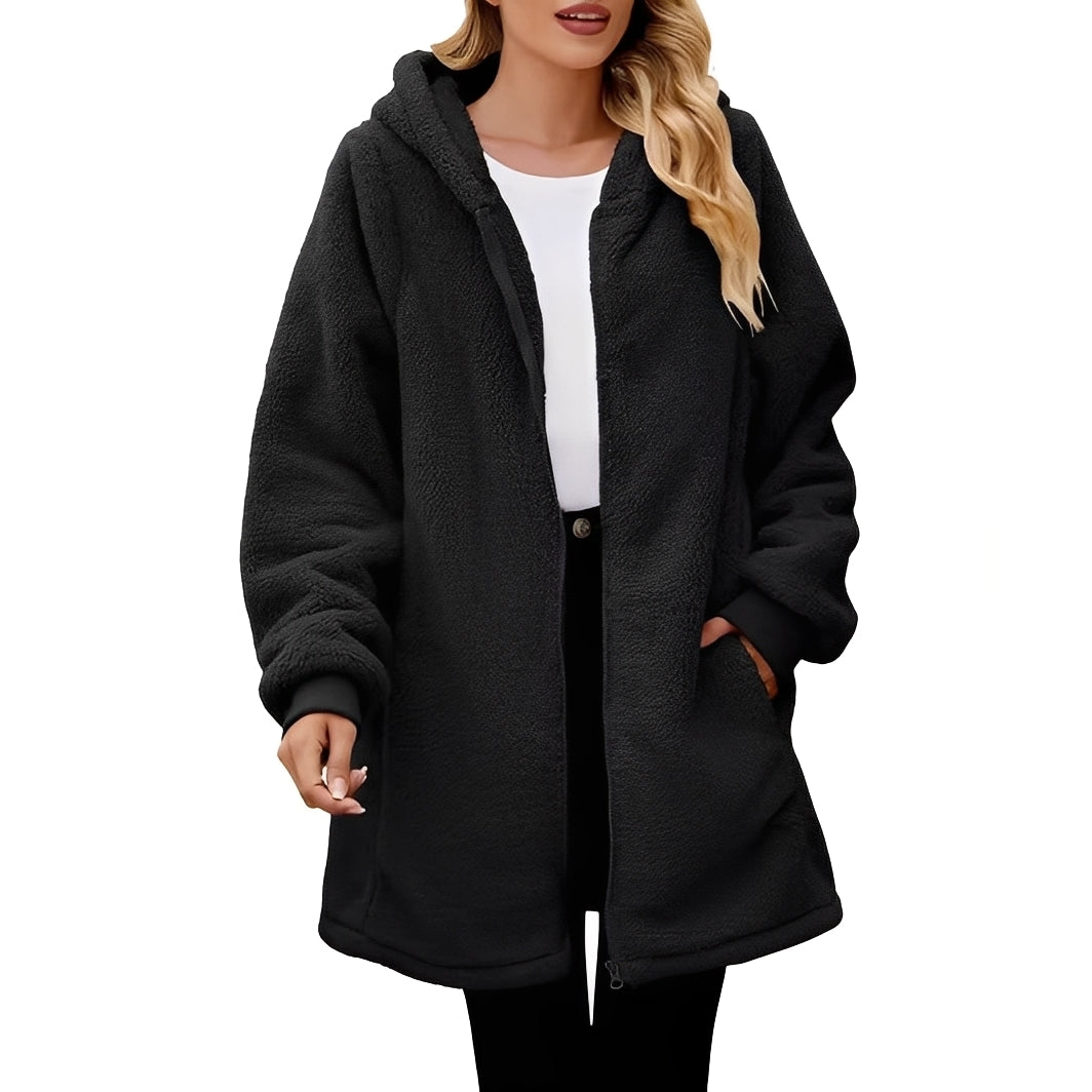 Veste Parka Féminine avec Capuche pour Sport Outdoor