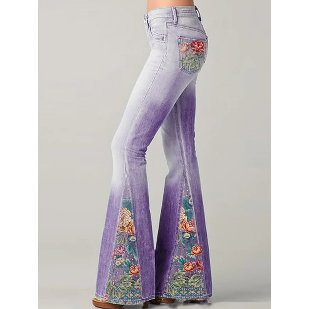 Margo | Jeans À Jambes Élargies Pour Femmes | Élégant