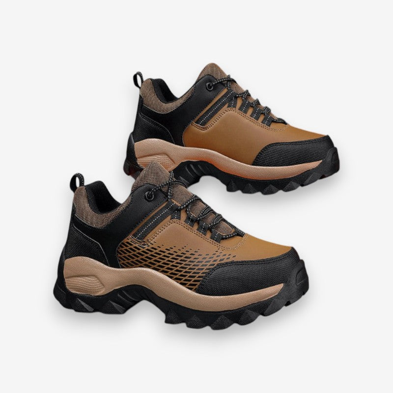 Baskets Confort à Bout Arrondi avec Semelle Grip et Lacets Réglables