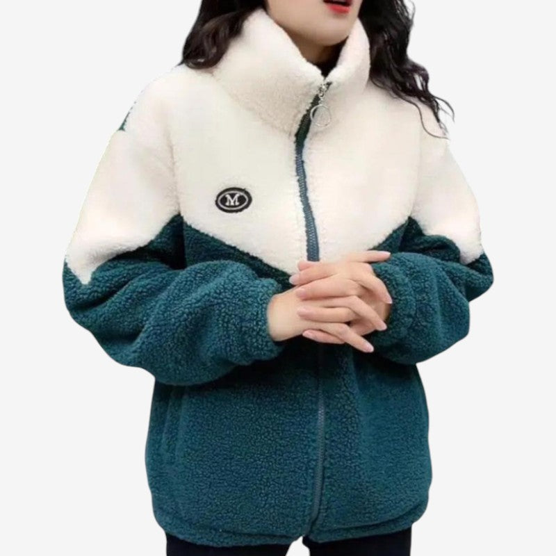 Veste zippée sport femme avec capuche et poches